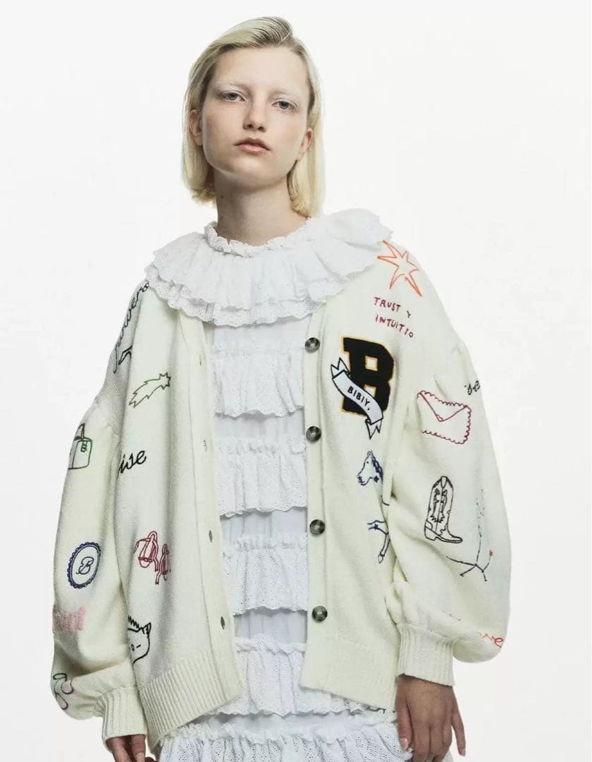 Bibiy B. UNIVERSE CARDIGAN カーディガン