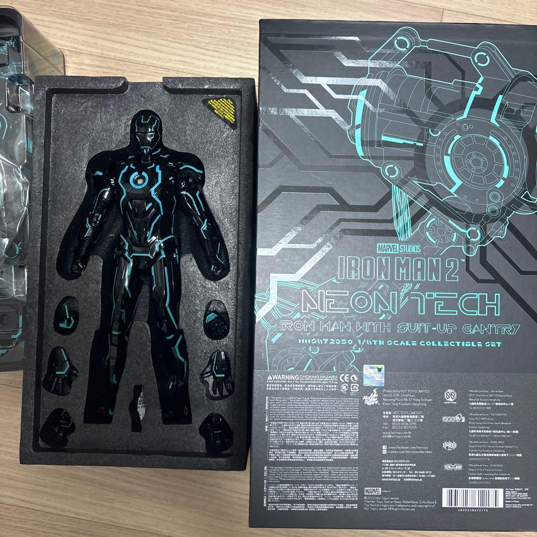 ホットトイズ アイアンマン　マーク4(ネオンテック版)[パワードスーツ装着機付]