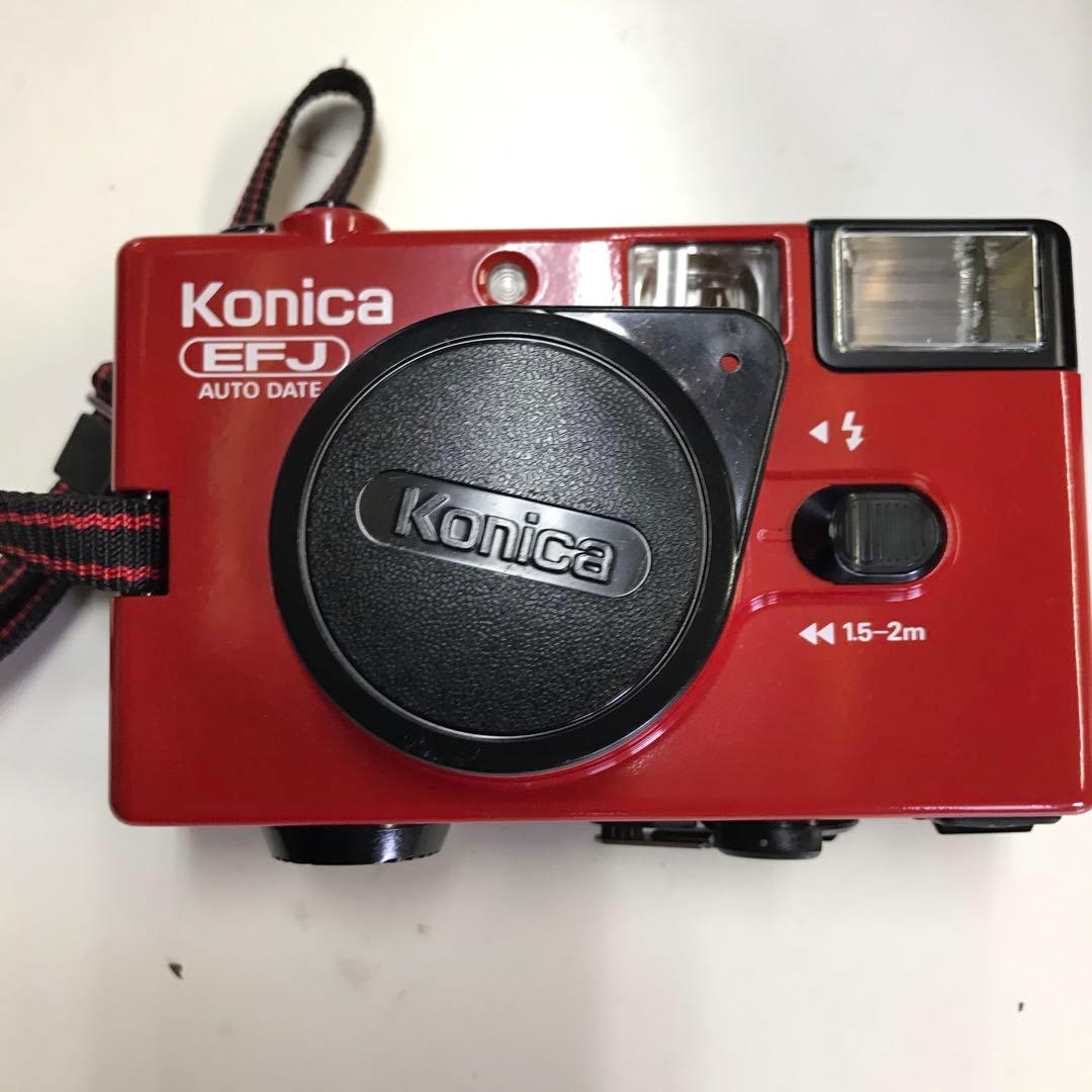 Konica EFJ 赤 フィルムカメラ