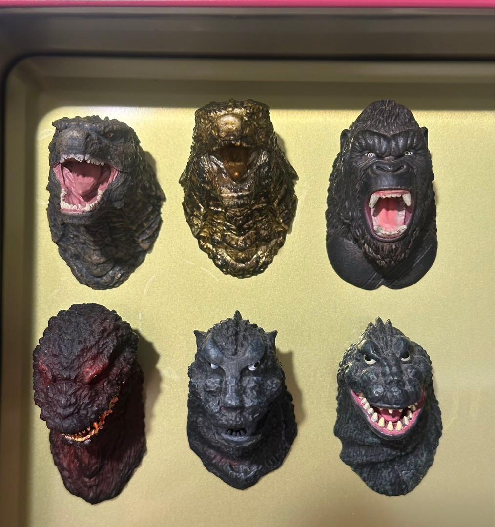 一番くじ ゴジラ モンスターヘッドマグネット フルコンプ　セット
