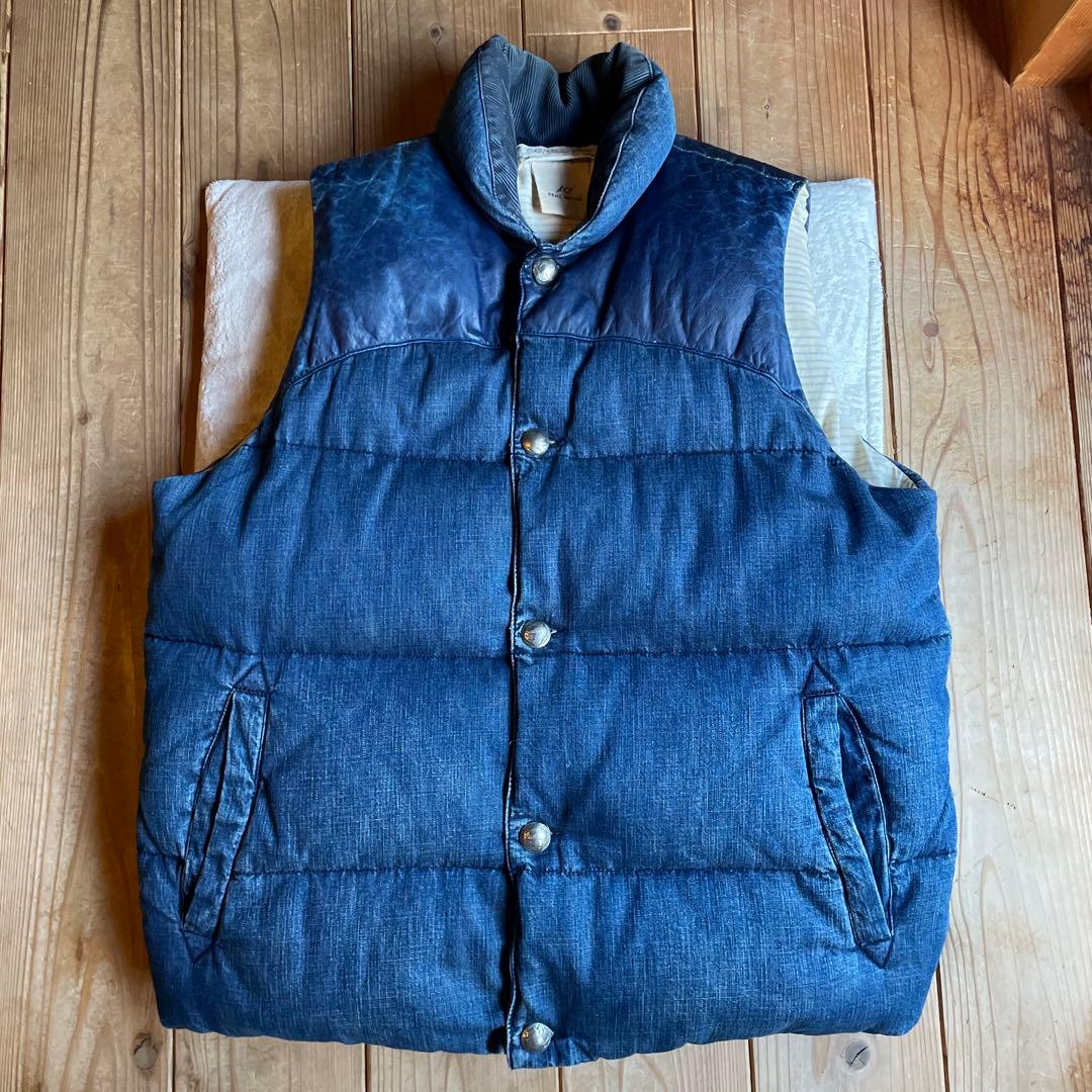REMI RELIEF×BEAMS PLUS Denim Down Vest