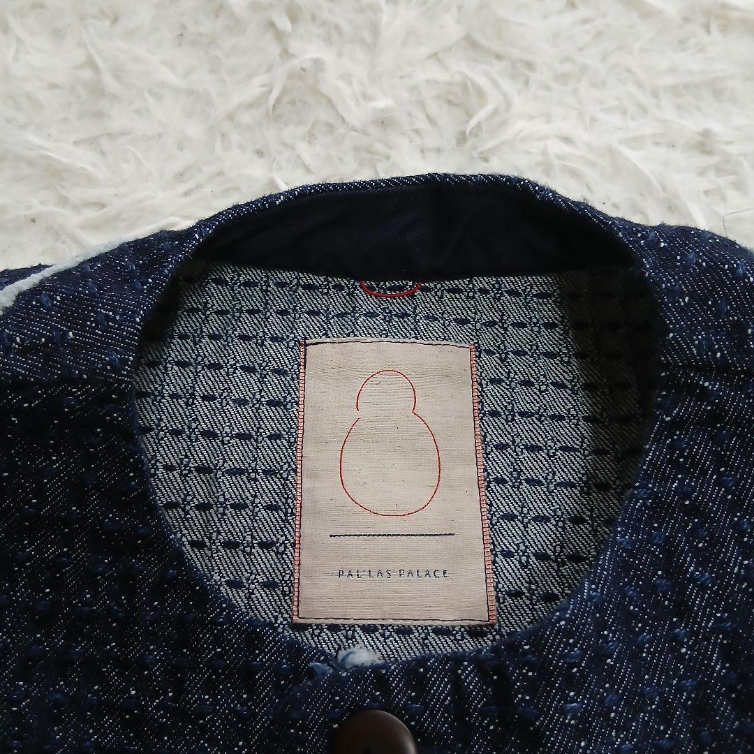 【Pal'las Palace】インディゴデニム　ノーカラージャケット