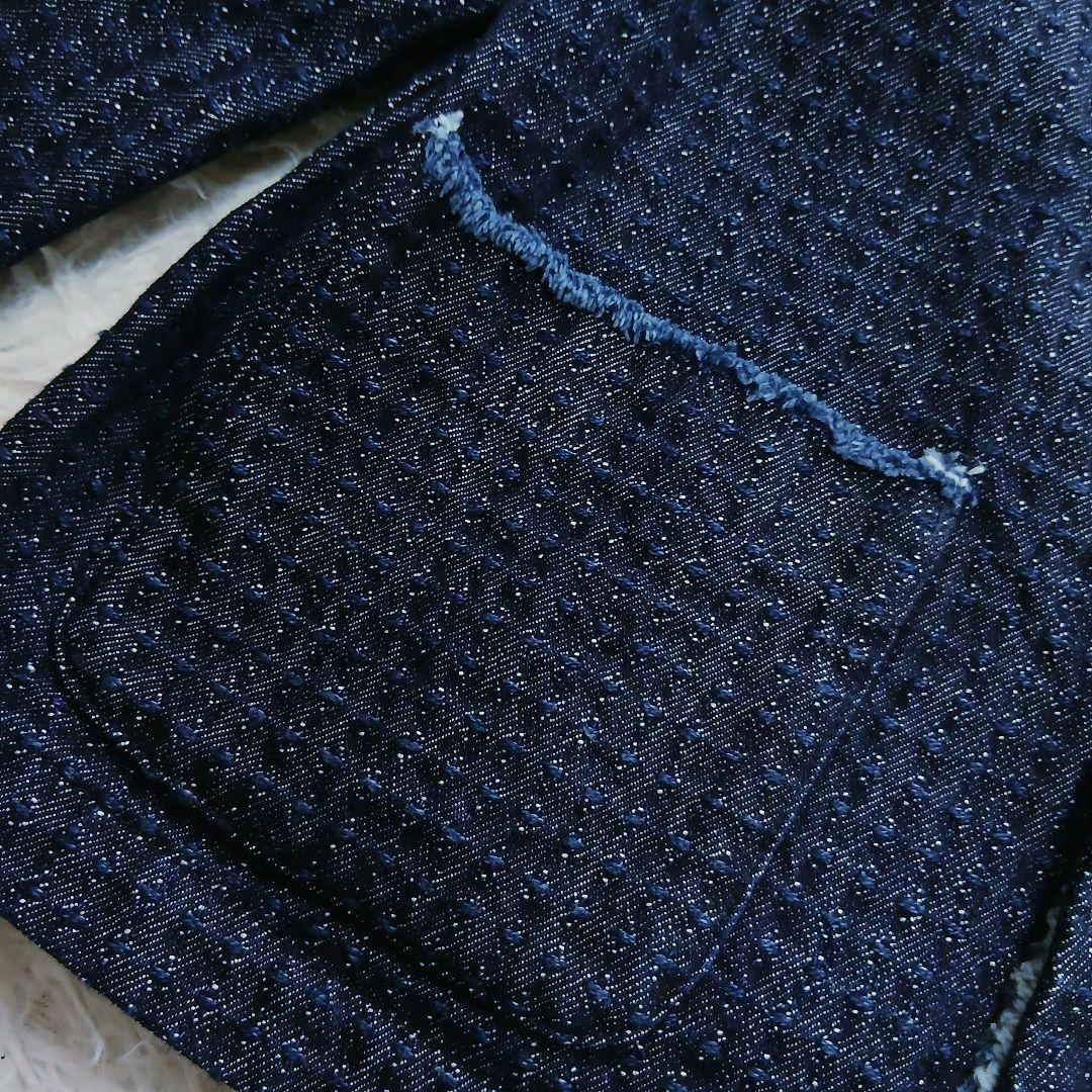 【Pal'las Palace】インディゴデニム　ノーカラージャケット