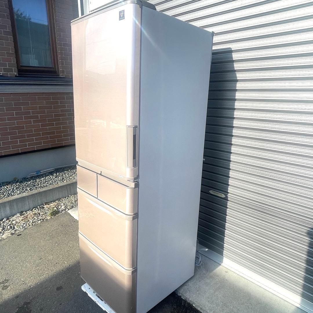 【配送設置無料】SHARP 冷蔵庫 SJ-X416J 412L どっちもドア