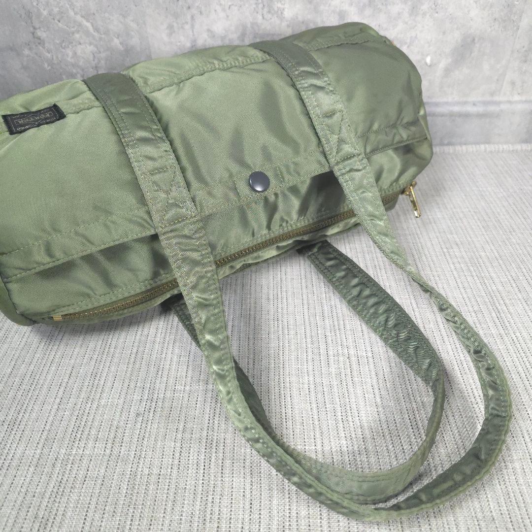 希少　PORTER　ポーター　タンカー　DUFFLE BAG　セージグリーン