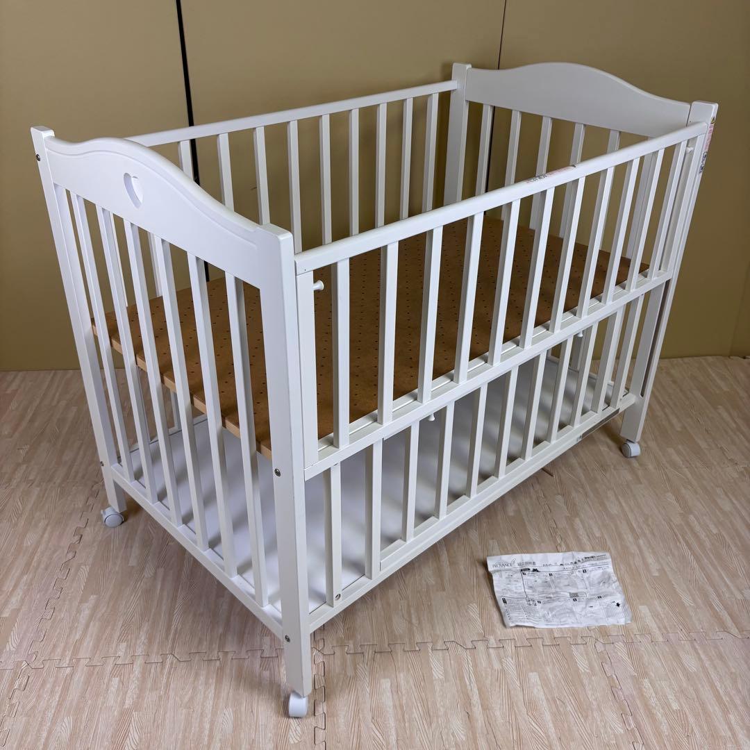 ☆除菌清掃済☆　♡ハートが可愛い♡　☆美品☆　スリーピー　プロヴァンス　ホワイト