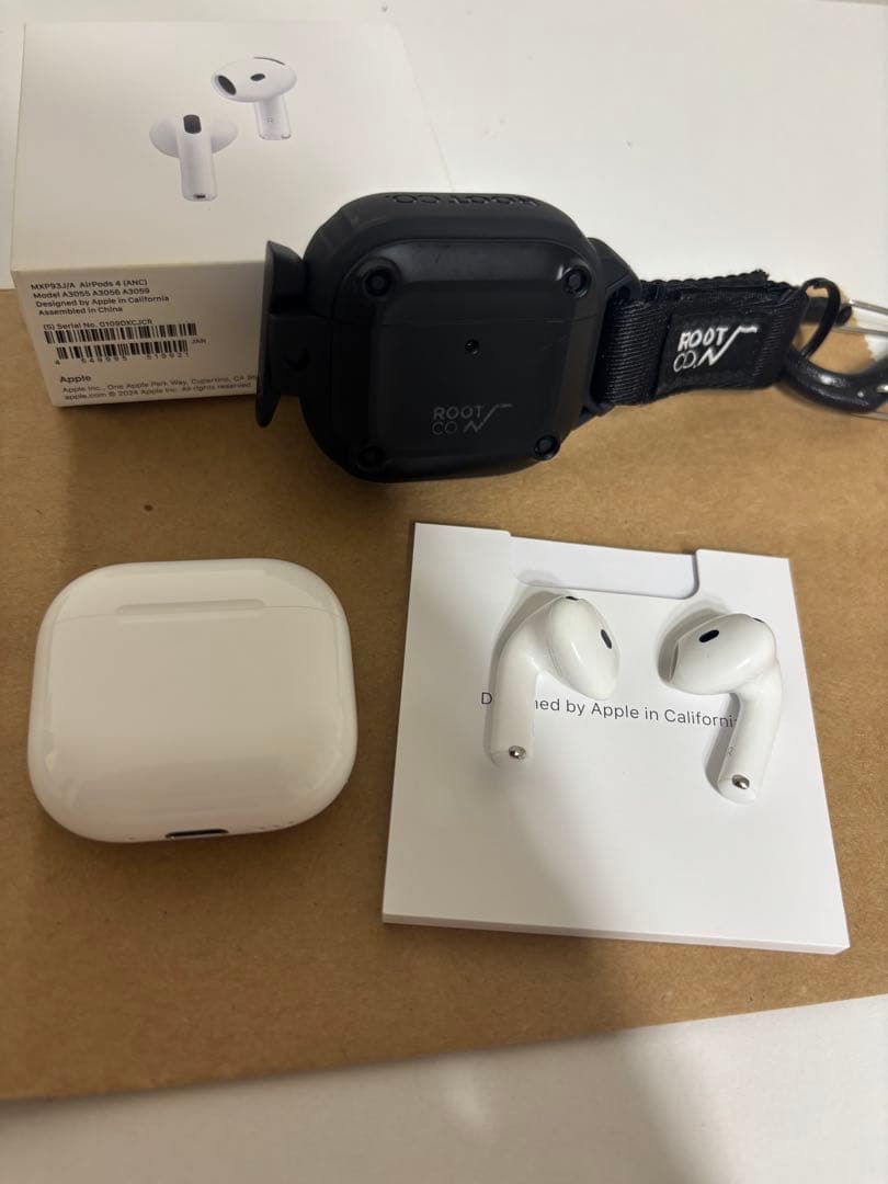 【AirPods4】アクティブノイズキャンセリング ROOT CO.ケース付き