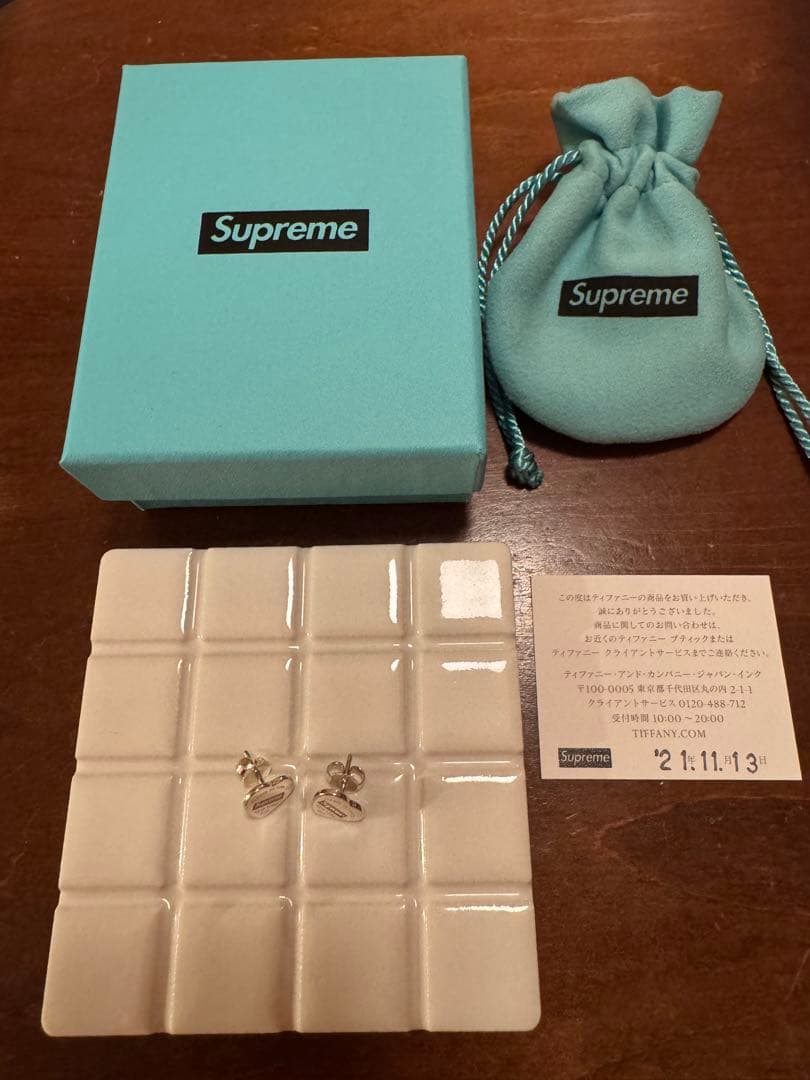Supreme×Tiffany& Co.コラボピアス