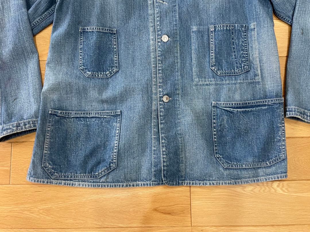 ジャケット・アウター A.PRESSE Unknown Vintage Denim Coverall