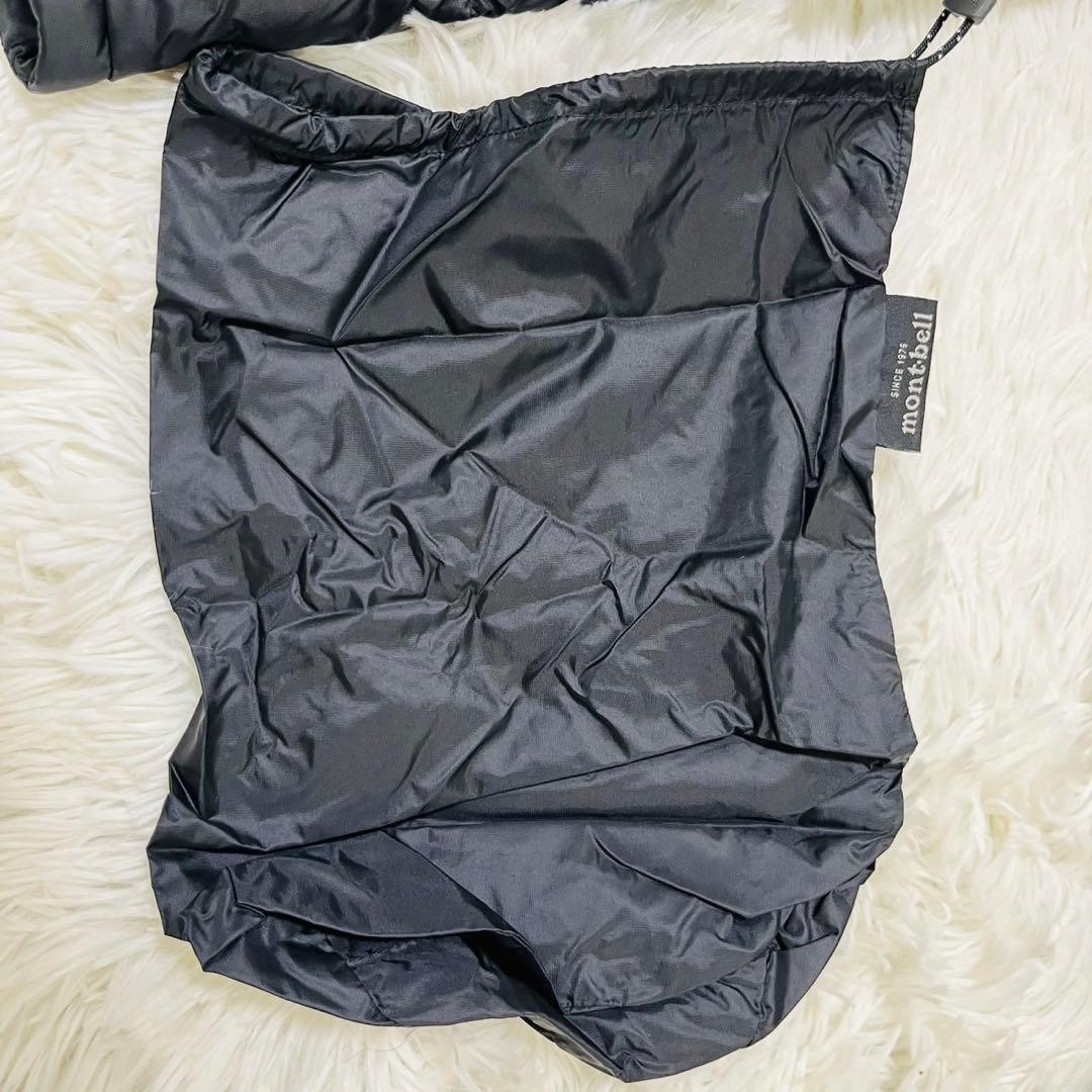 モンベル　ライトアルパインダウン パーカ Men's S　ブラック
