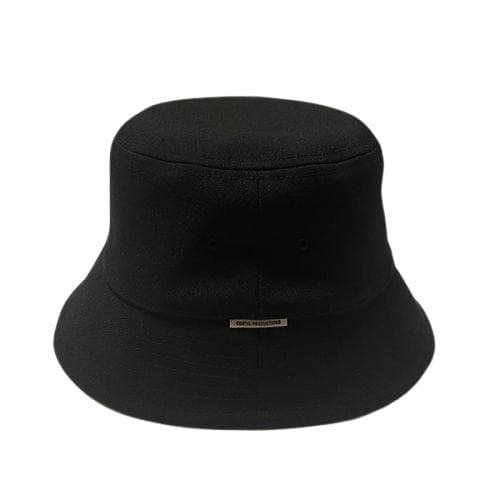 極美品 COOTIE ポリエステル ツイル バケットハット ブラック M 帽子