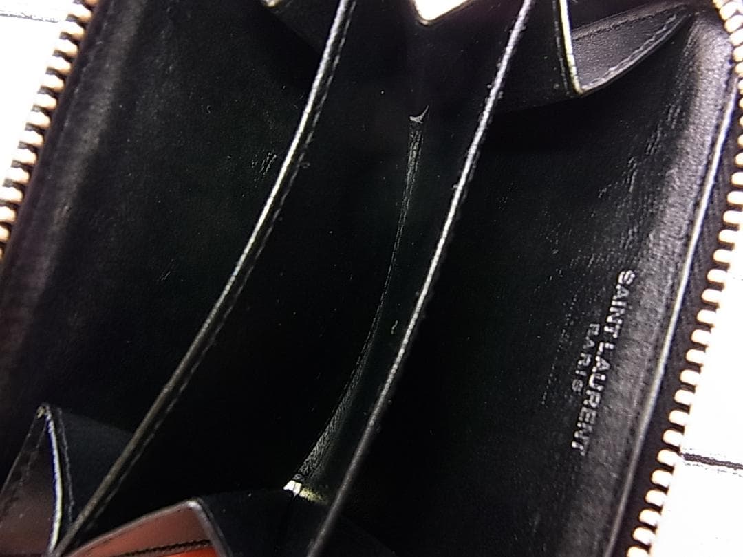 正規品サンローランパリYSL タイニーウォレット ケース カードケースにも