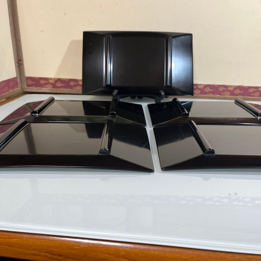 漆器　牡丹蒔絵　さしみ皿　寿司皿　盛り皿　5枚￼