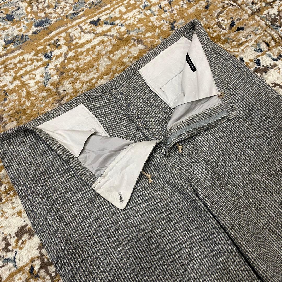 80-90s Dead stock　Pure Silk Tweed Setup