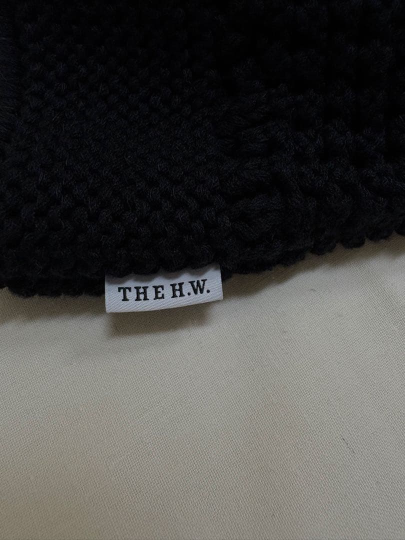 H.W.DOG & CO. ニットハット クロシェハット ブラック