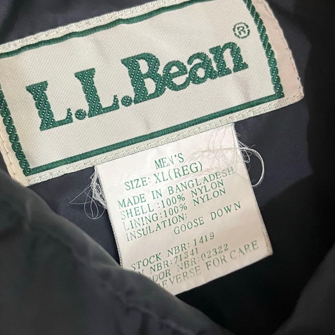 #*様 エルエルビーン ダウンベスト ブラック XL-Regular 80s 9