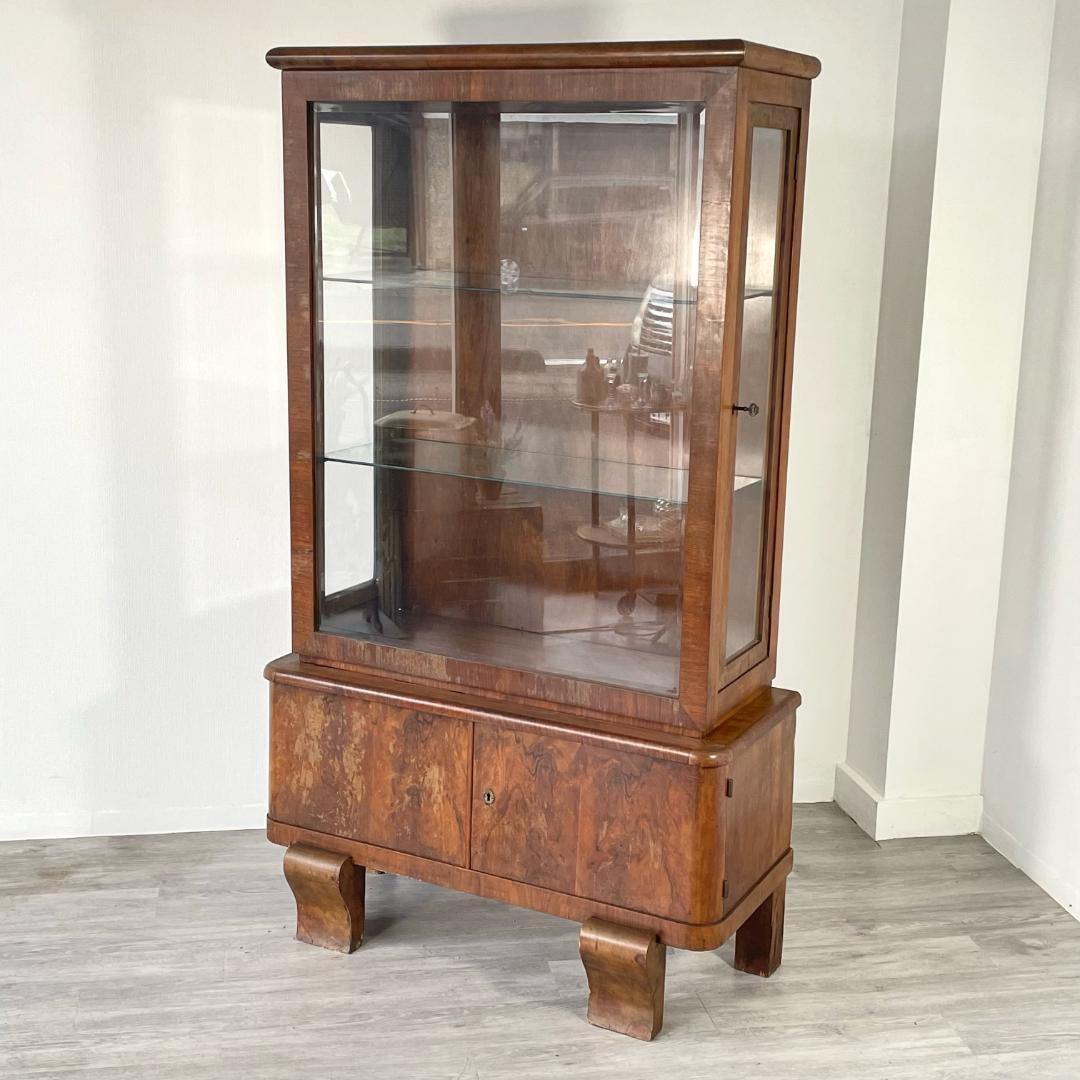 【最終値下げ】ディスプレイキャビネット アンティーク 家具 英国製 123A