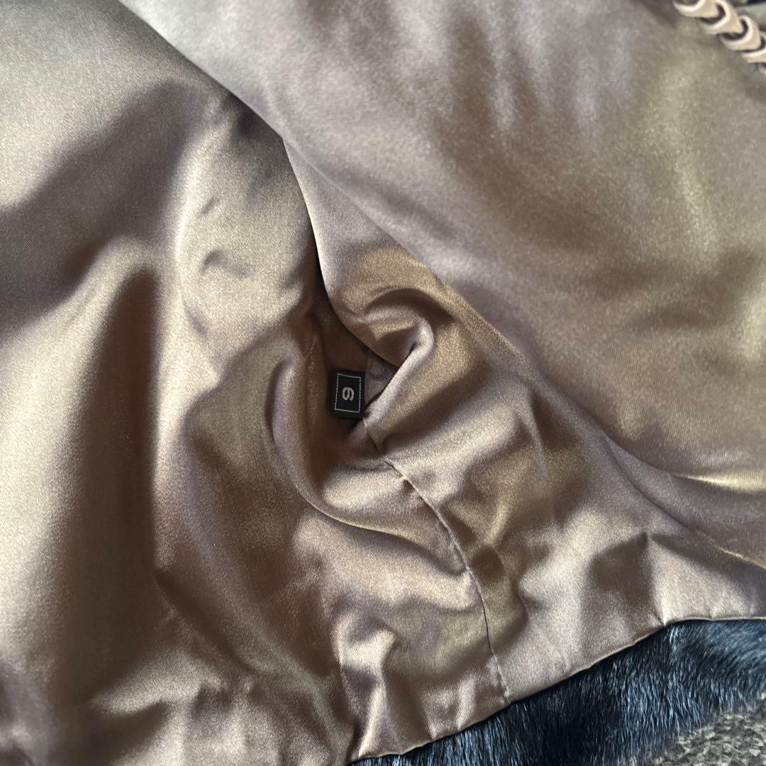 SAGA MINK 毛皮 クロップド丈 ショートジャケット