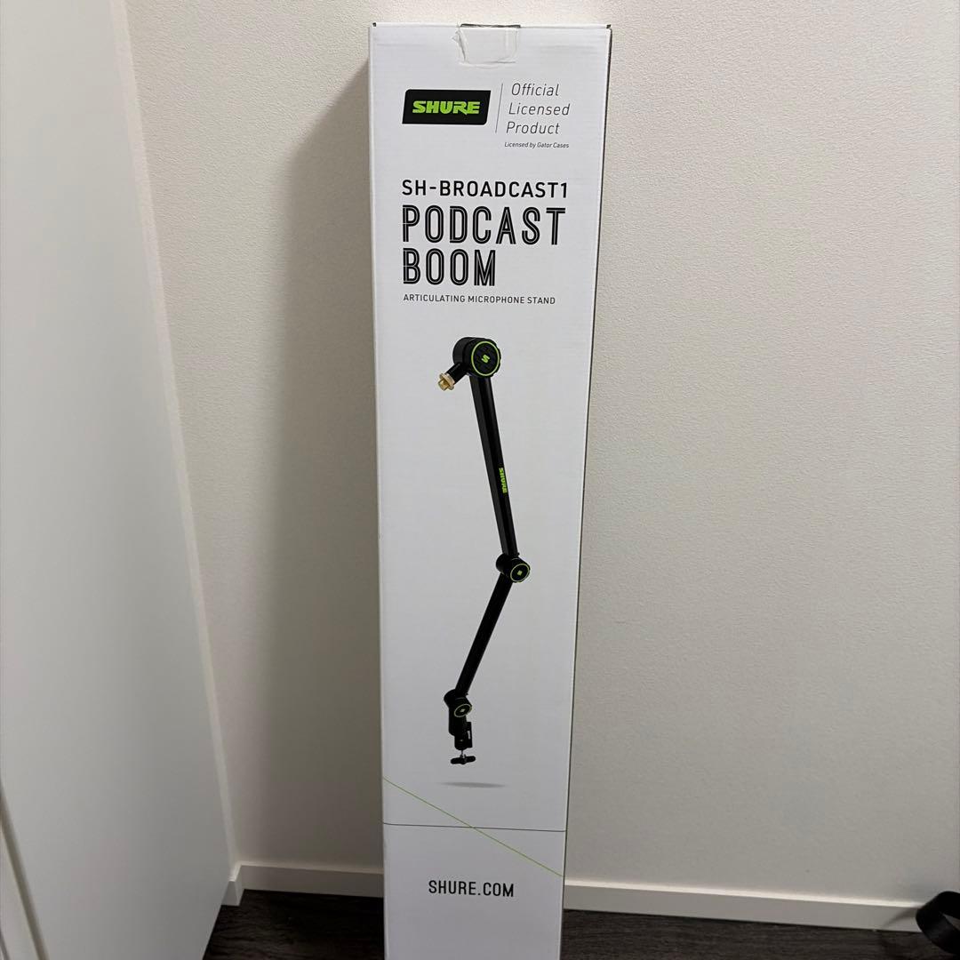 配信機器・PA機器・レコーディング機器 SHURE SH-BROADCAST1 PODCAST BOOM
