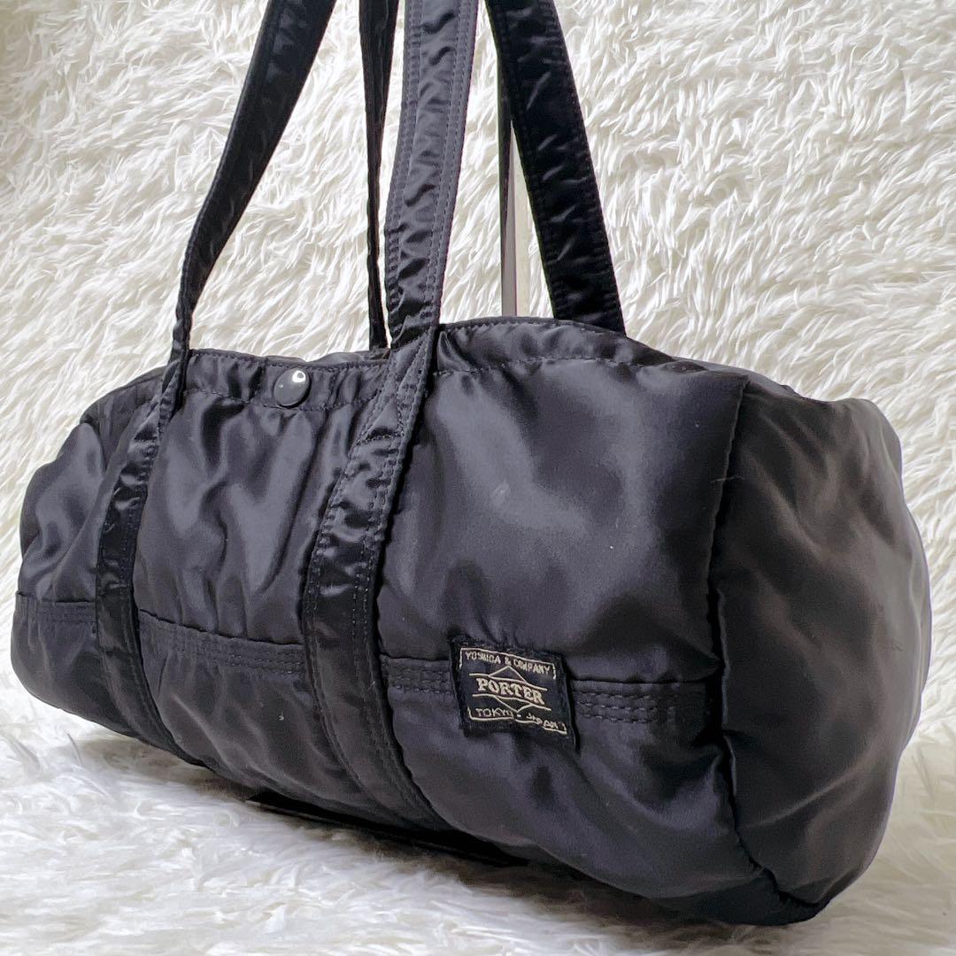✨良品✨　PORTER ポーター タンカー ミニドラムバッグ ブラック