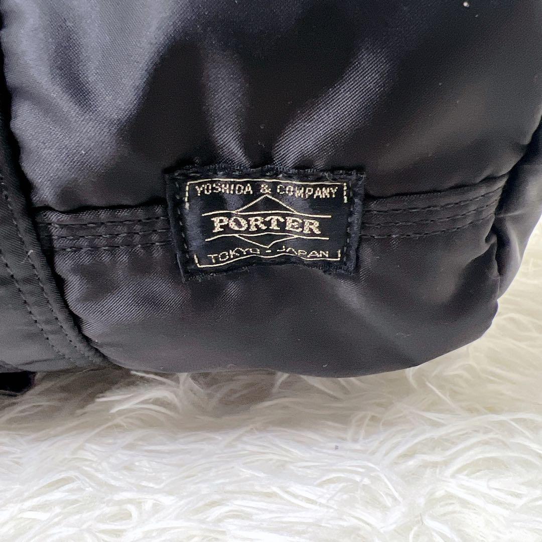 ✨良品✨　PORTER ポーター タンカー ミニドラムバッグ ブラック