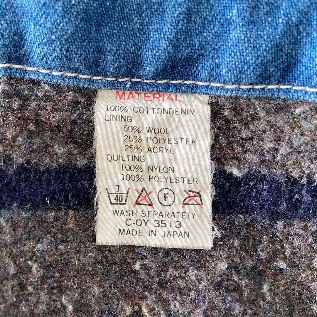 BIGJHON WORLDWORKERS　カバーオールデニムジャケット　M