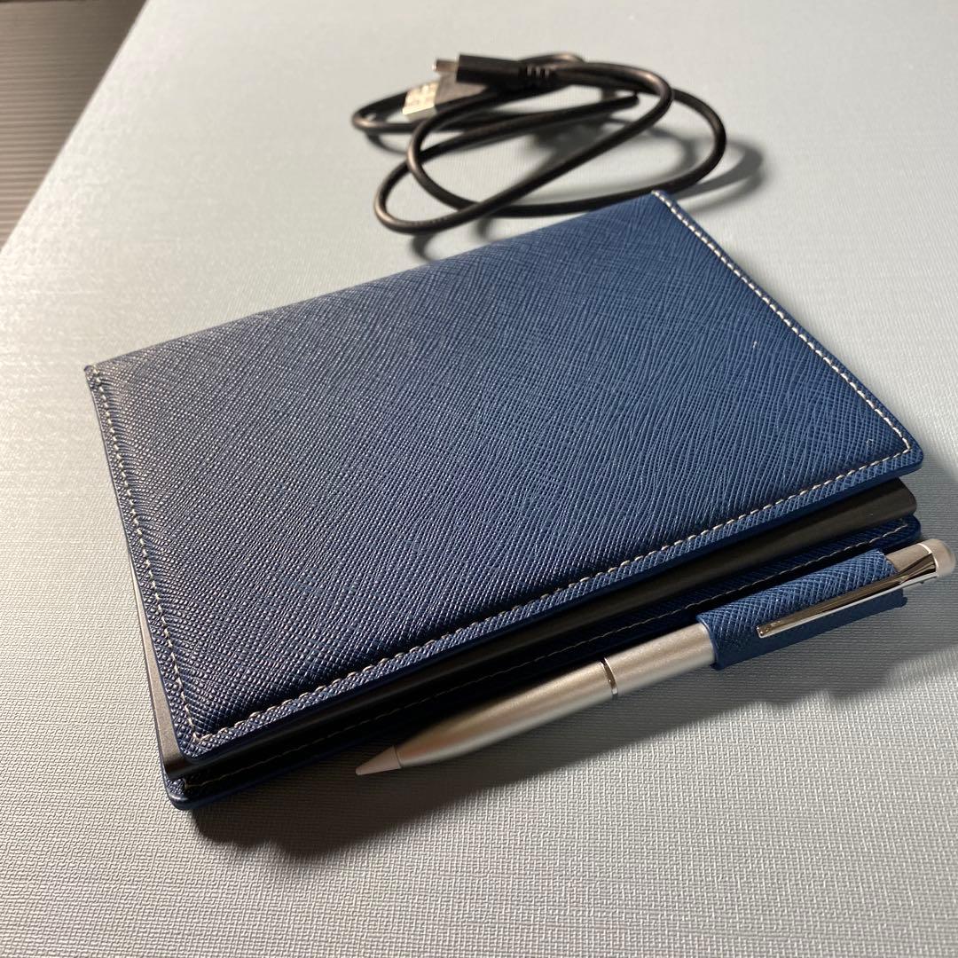 #シャープ電子ノート#SHARP WG−PN1 ブラック系 #表カバー ネイビー