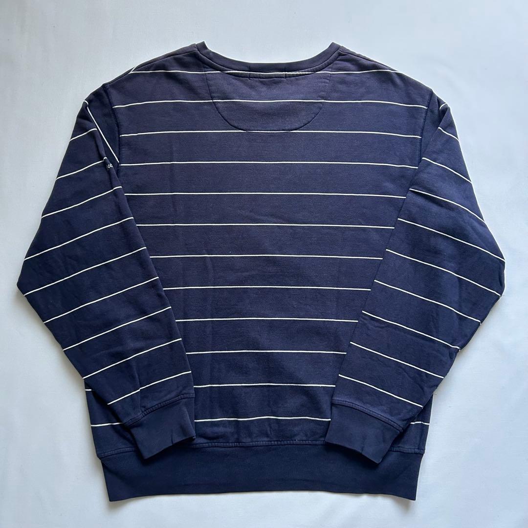 90s Ralph Lauren ボーダースウェット ナス紺 ラルフローレン希少