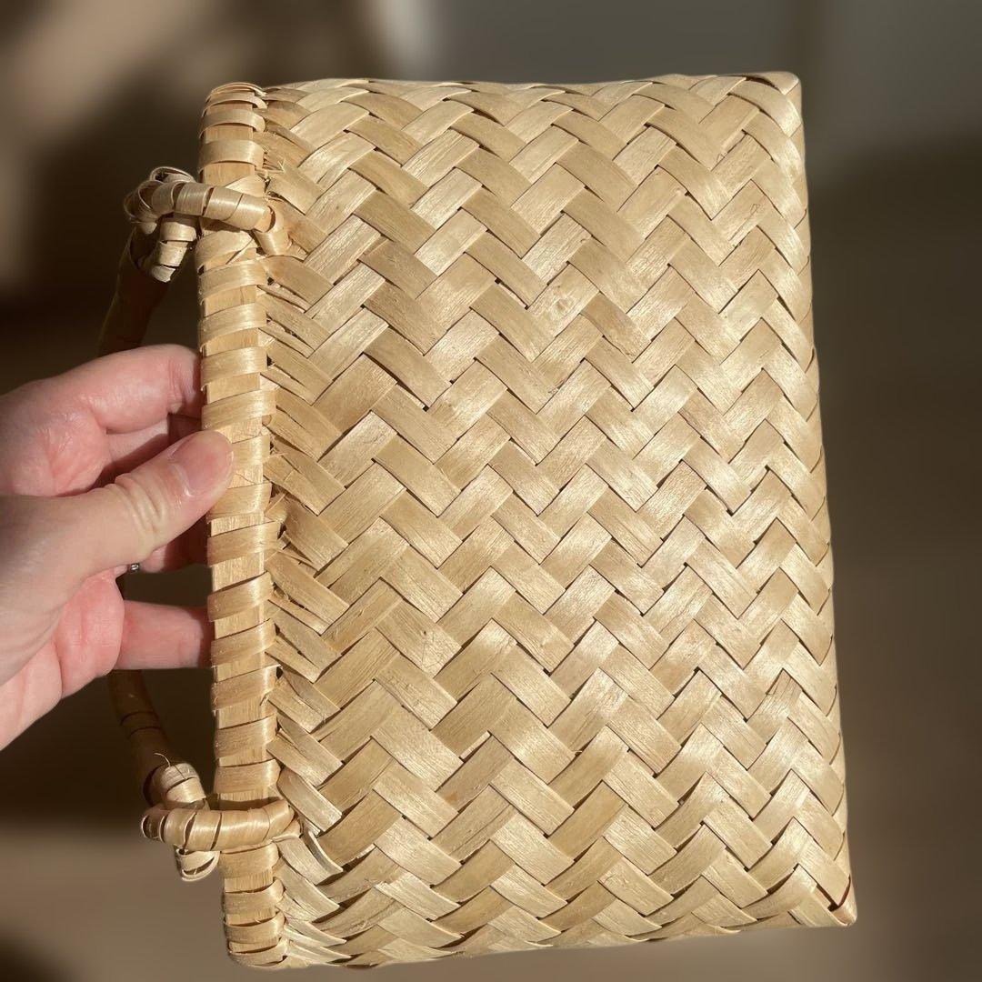 イタヤ細工 かごバッグ　Sサイズ