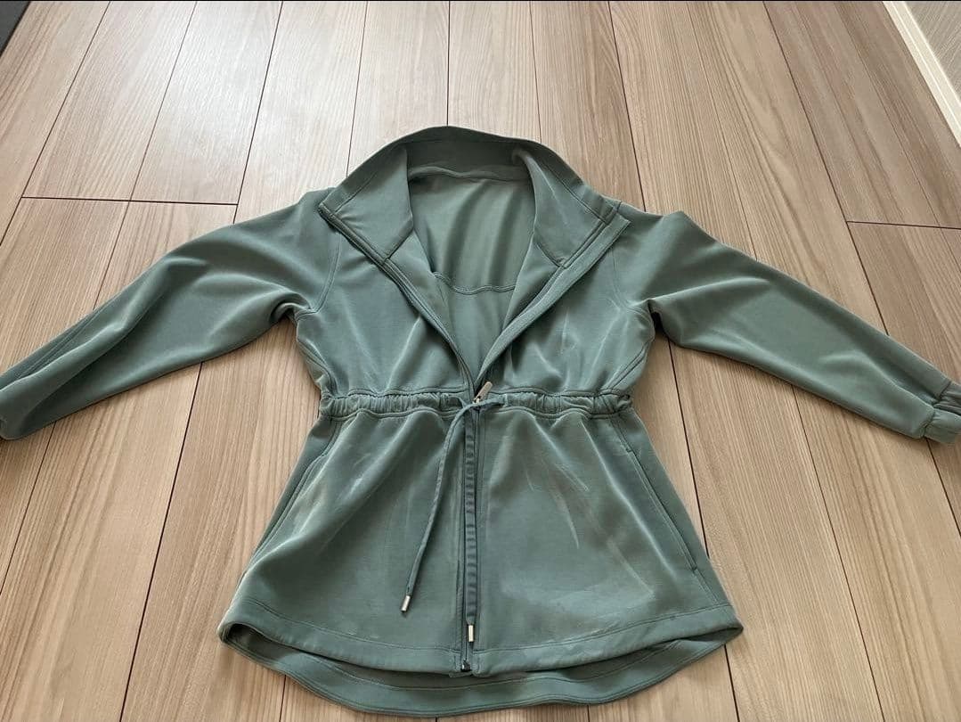 a*様 サイズ6 薄グリーンルルレモンジャージ素材ジャケット