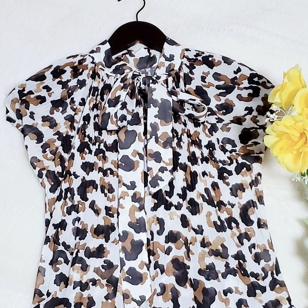 コルコバード ボウタイ シースルー ティアード ロングワンピース 総柄