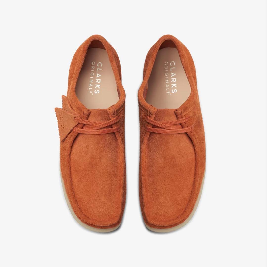 靴 Clarks Wallabee Burnt Orange 25.5cm