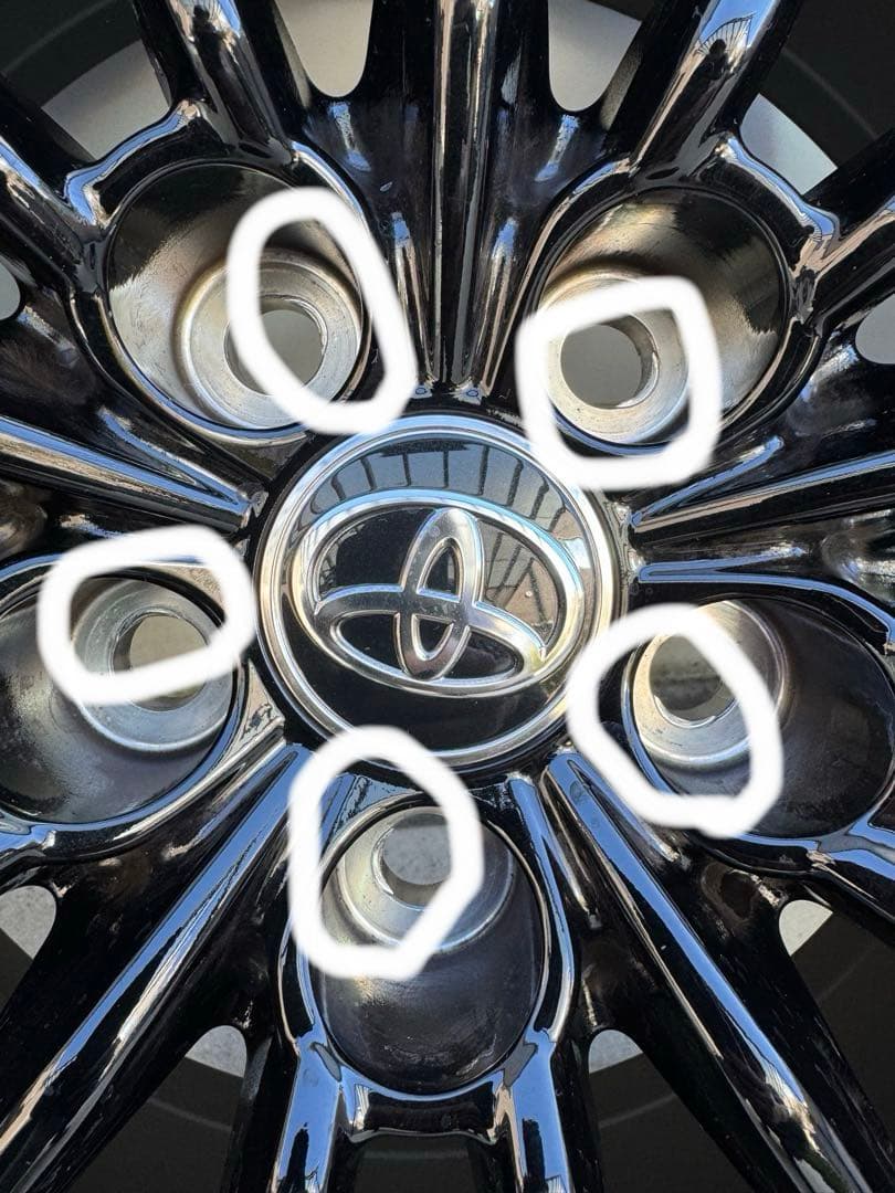 GRヤリス RZ 純正ホイールタイヤセット 18インチ エンケイ製