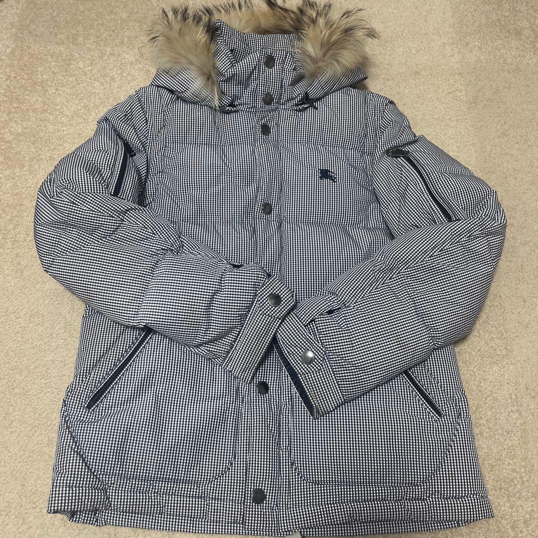 バーバリーブラックレーベル　ダウン　ベスト