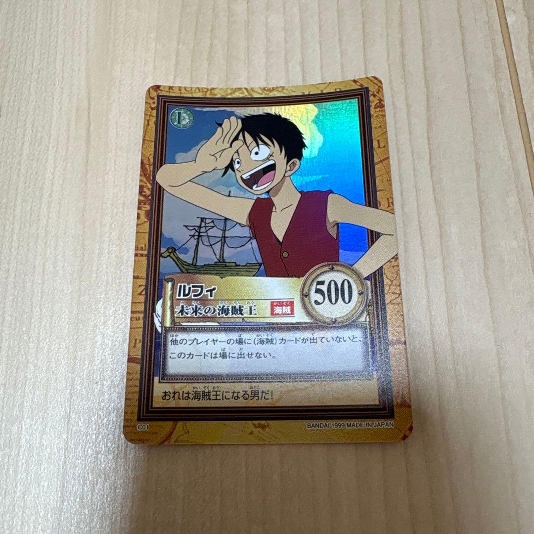美品　ワンピース　カードダス　C01 おれは海賊王になる男だ　初期　絶版　ルフィ