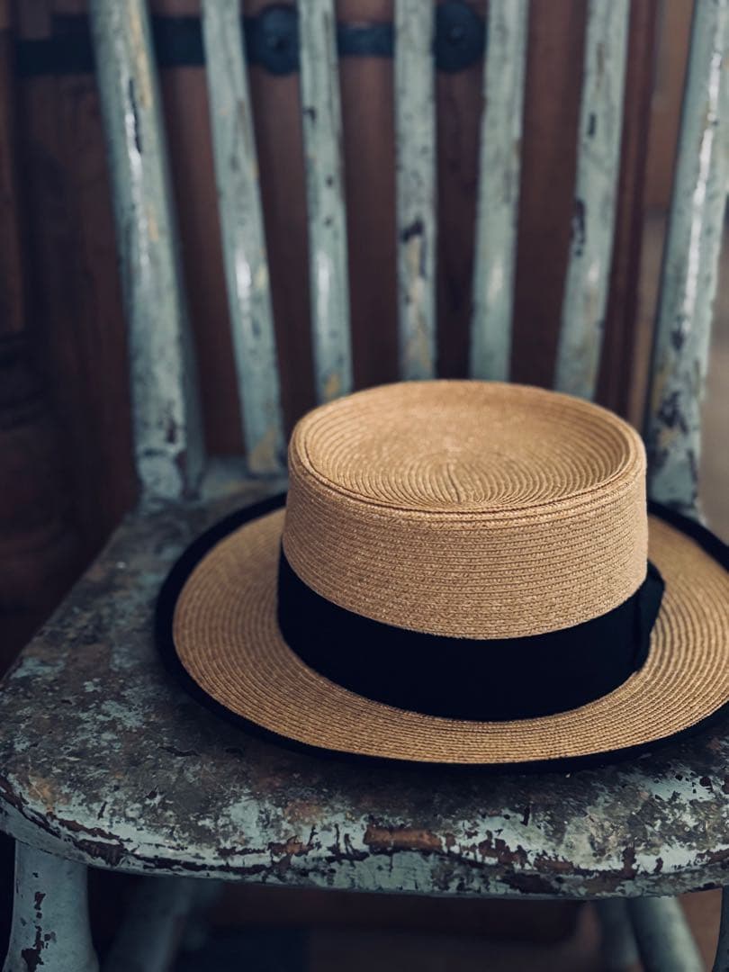 オールドマンズテーラー　ストローハット　 カンカン帽