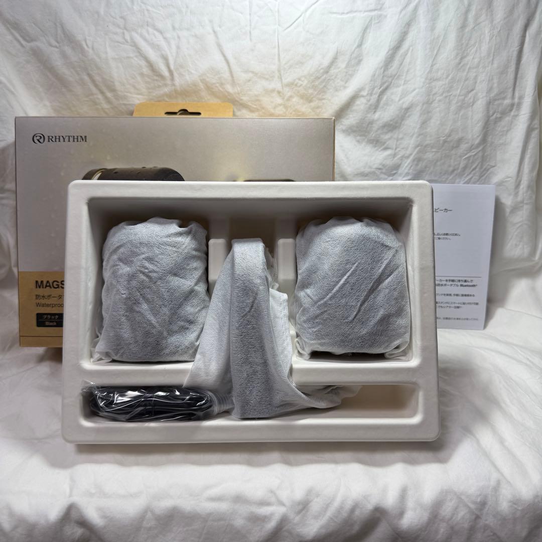 リズム　MAGSPEAKER DUO　ワイヤレスBluetooth防水スピーカー
