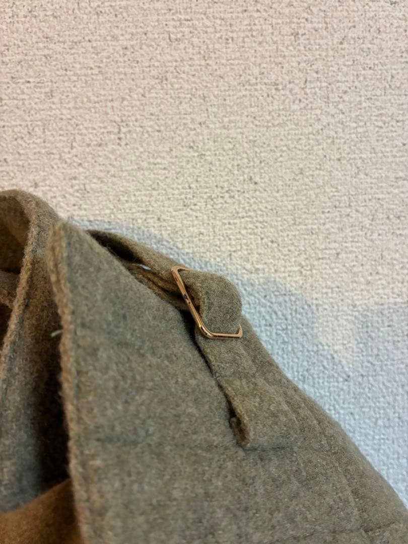 Eaphi WOOL BELTED PANTS gray サイズ2