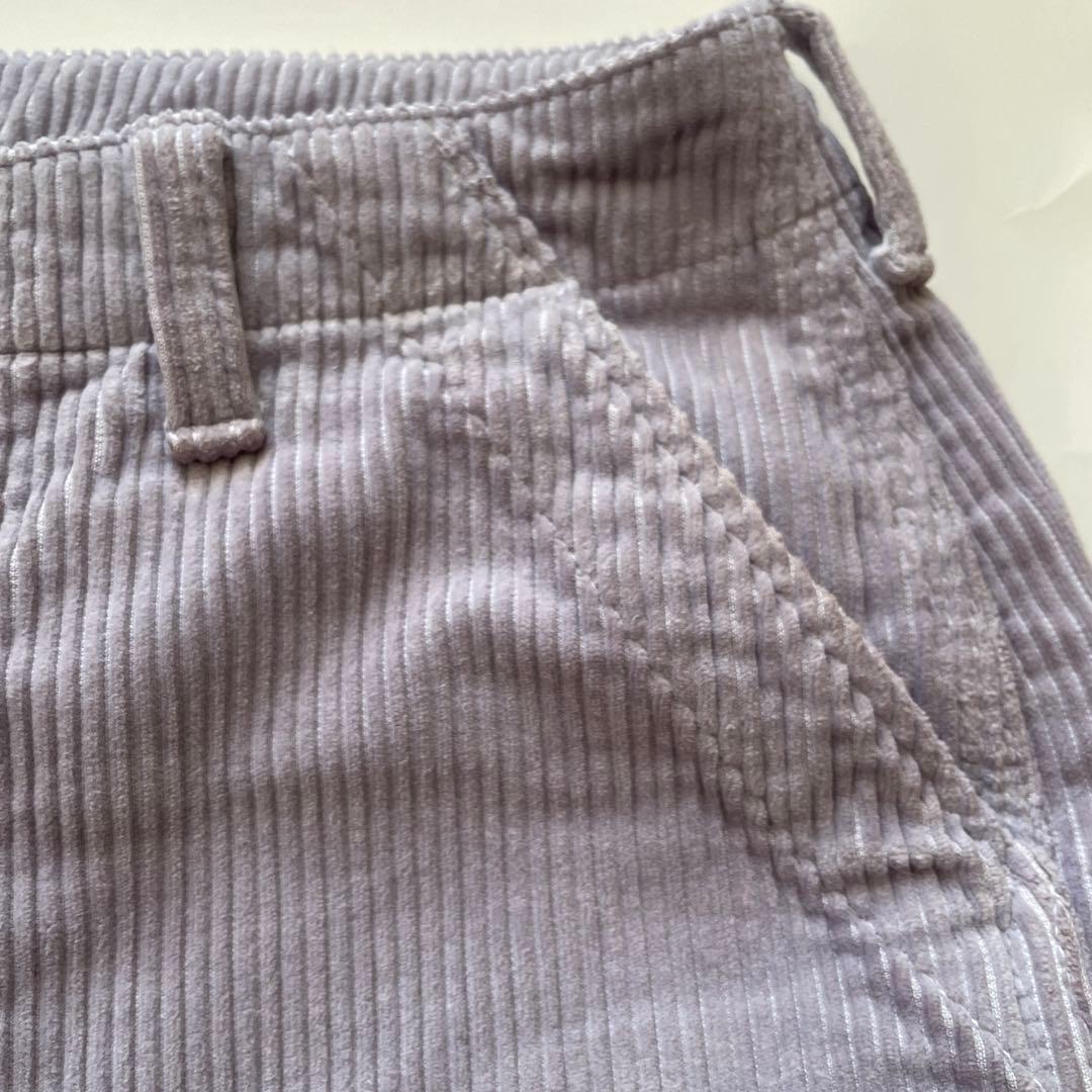 シシクイ　コーデュロイベーカー　ライトパープル　30