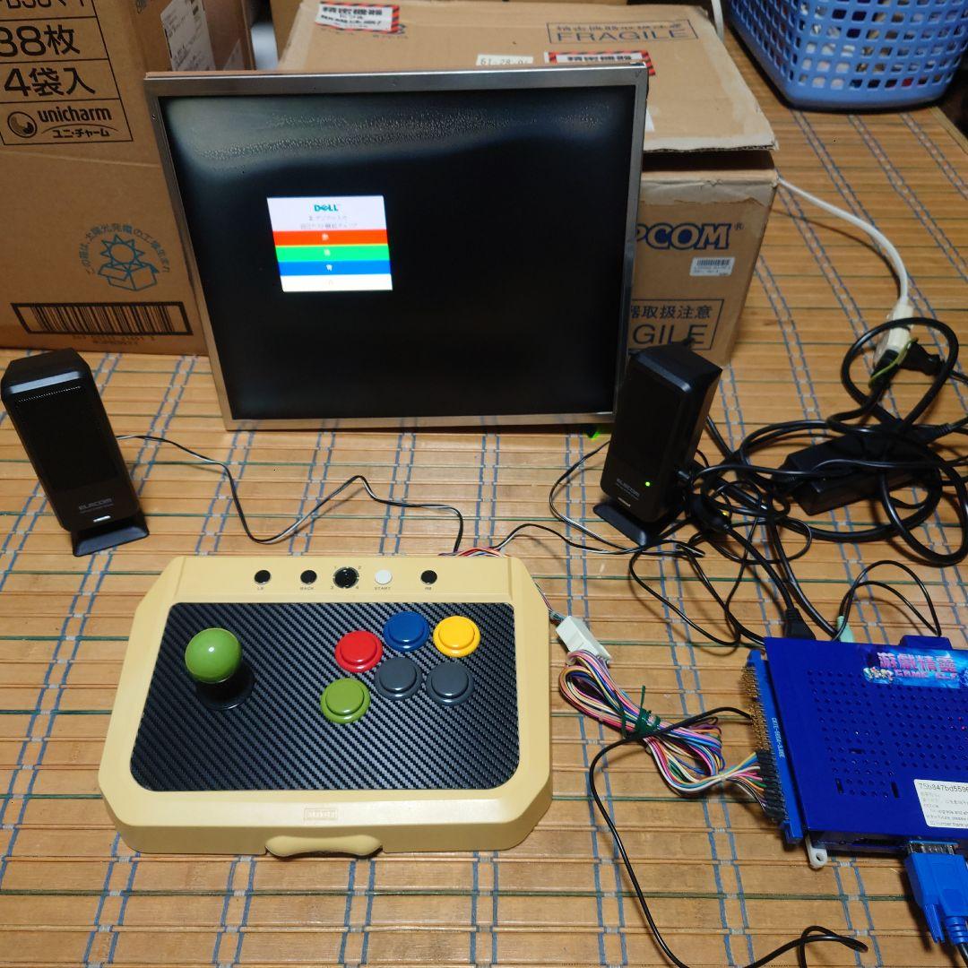 汎*用様 アーケードゲームシステムとコントローラー　モニター付　ジャンク