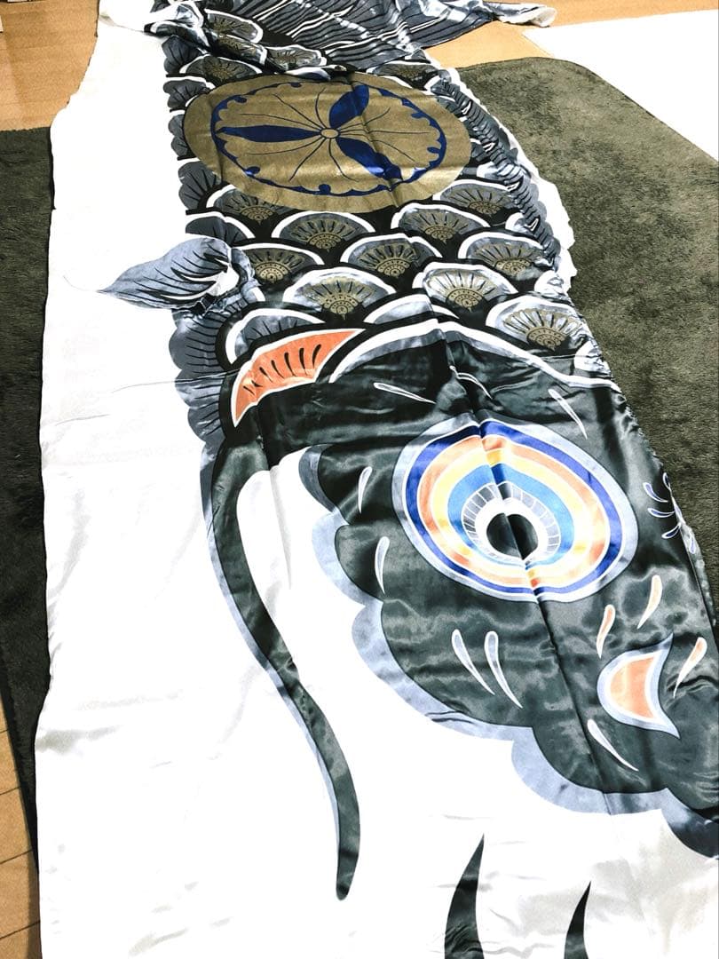 鯉のぼり　龍王染　最高級　木箱入り