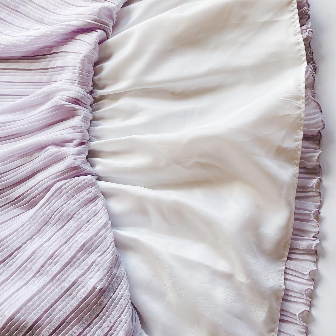 120size ラベンダー×ホワイト セレモニー 入学 卒園 発表会 フォーマル