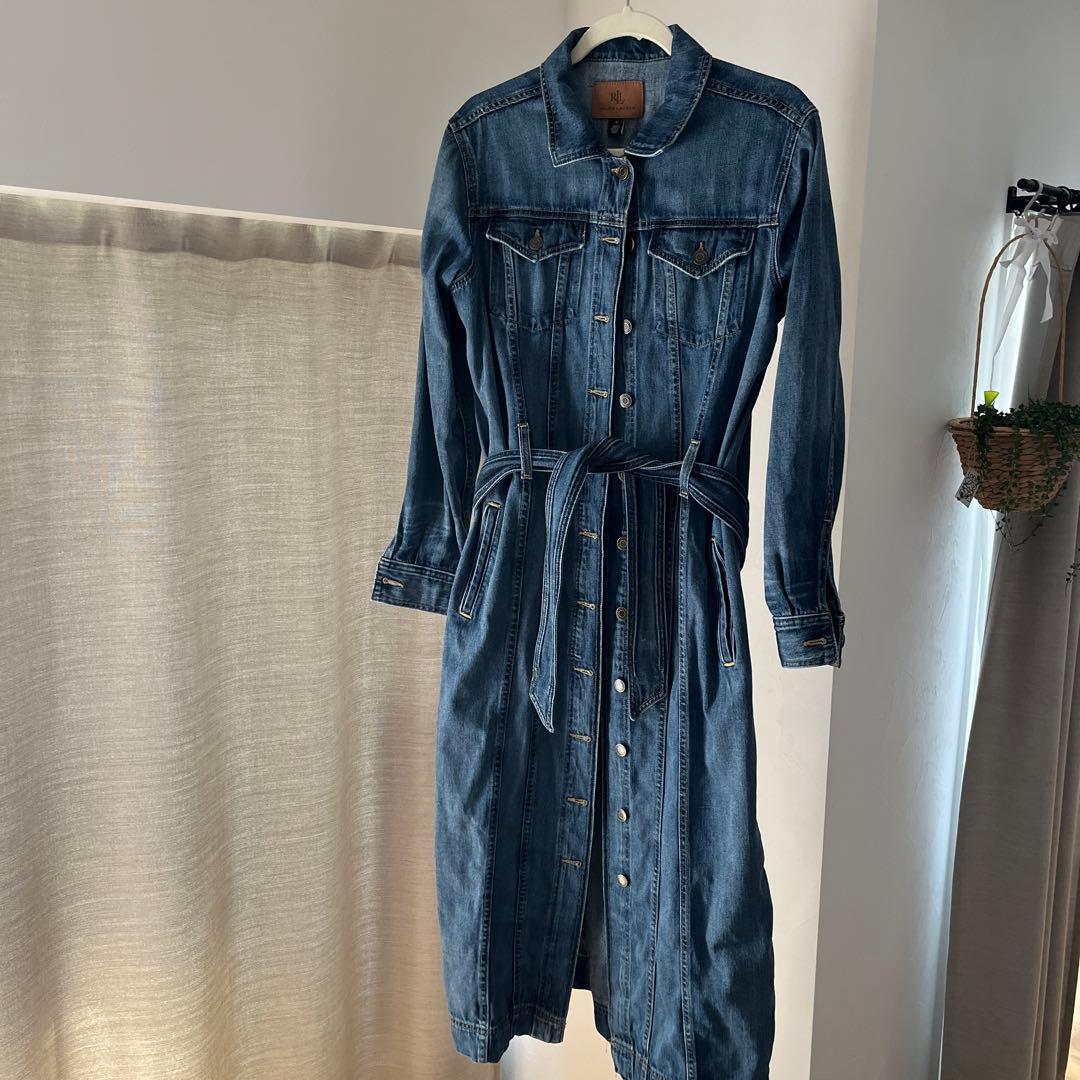 ローレンラルフローレン　デニムシャツドレス