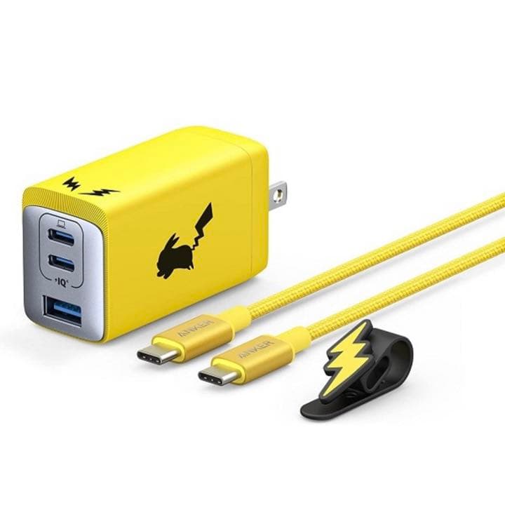 Anker USB急速充電器 65W ピカチュウモデル USB PD 充電器