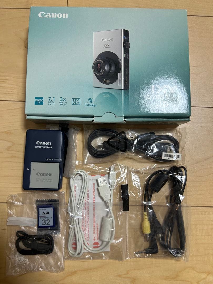 【付属品多数、簡易動作確認済】キヤノン IXY DIGITAL 10
