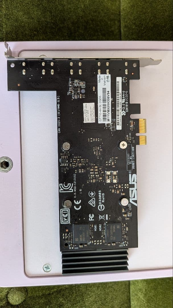 4画面出力　ASUS　GT710-4H-SL-2GD5