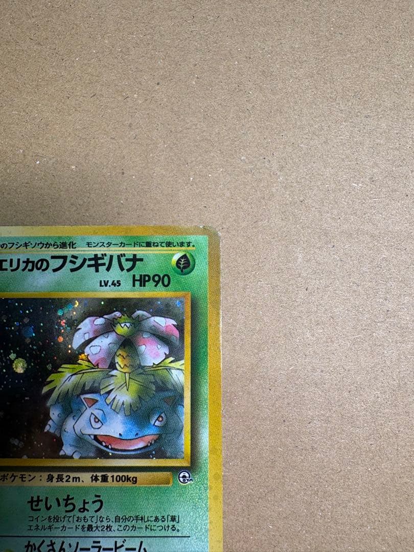 【良品◯】ポケモンカード　旧裏　Pokéca エリカのフシギバナ