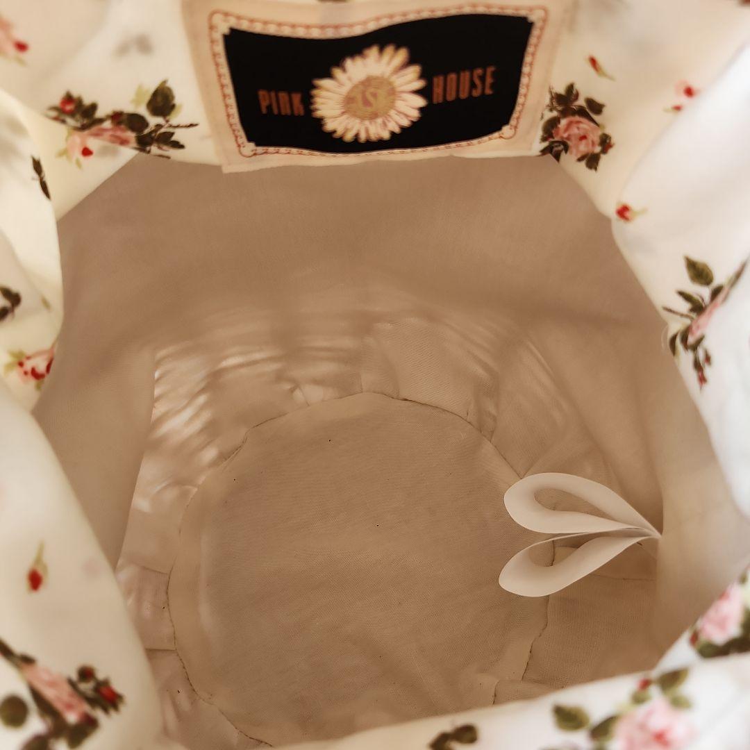 ピンクハウスりぼん巾着籠バッグ❤️新品タグ付き❤️定価19,800円最終価格❤️