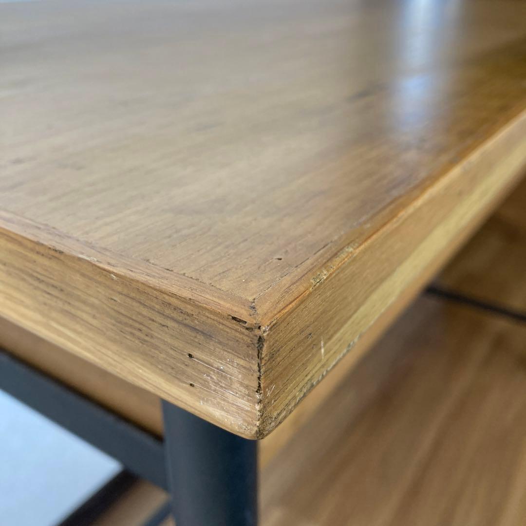 机　デスク　アイアンウッド　ビンテージ　アンティーク　レトロ