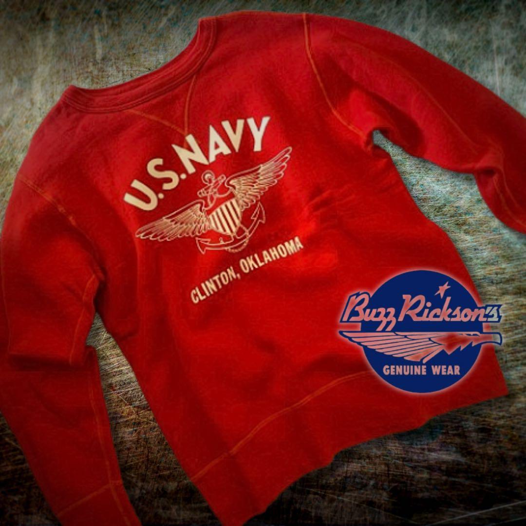 『際立ち◎』Buzz Rickson's(バズリクソンズ)プリントスウェット